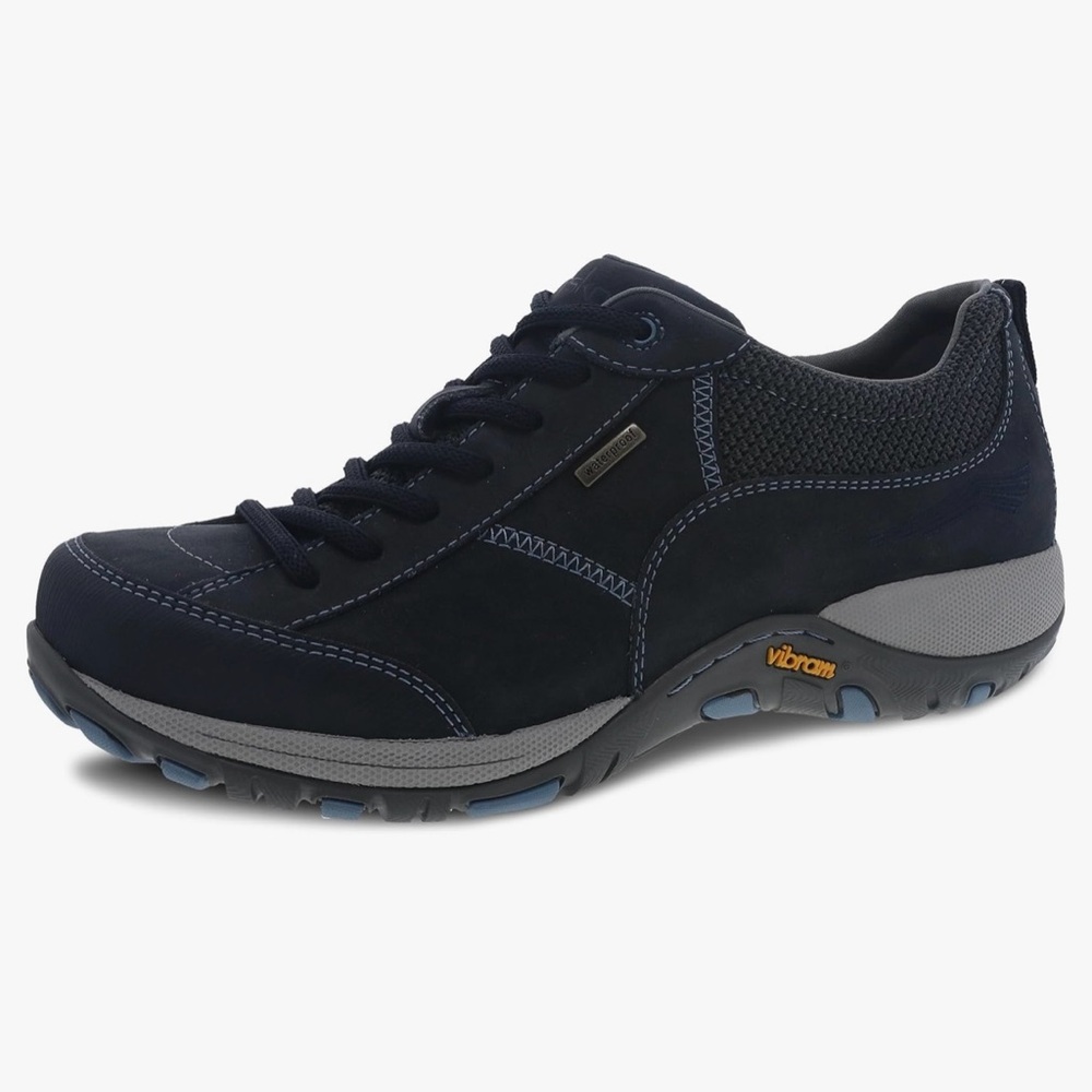 Dansko Womens Waterproof Vibram Sneaker Navy Travel Walking Shoes SZ 40 9-9.5